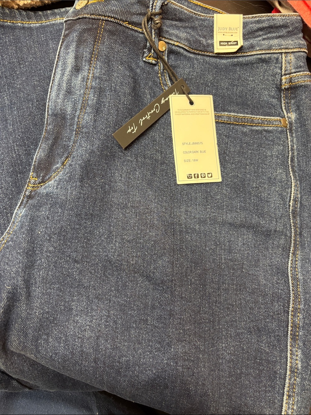 Judy Blue Dark Blue Women’s Boot Cut Jeans b230